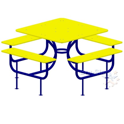 Стол и лавочки для детской площадки